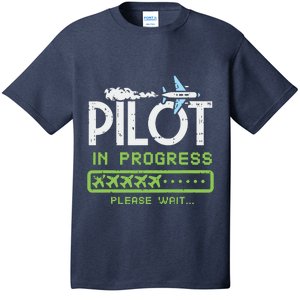 Kids Pilot In Progress Future Pilot Toy Airplane Lovers T-Shirt