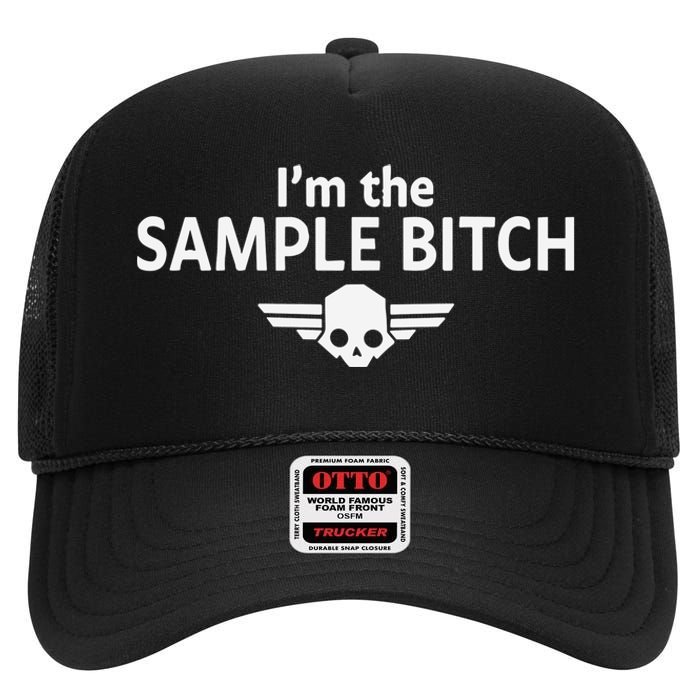 Kimber Prime I’M The Sample Bitch High Crown Mesh Back Trucker Hat