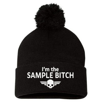 Kimber Prime I’M The Sample Bitch Pom Pom 12in Knit Beanie