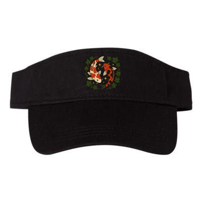Koi Pond Illustration Koi Lovers Artwork Koi Fish Visor