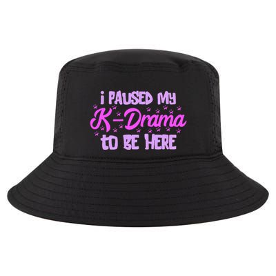 K Pop I Paused My Kdrama Korean Drama Lover Korean Music Cool Comfort Performance Bucket Hat