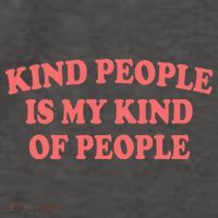 Kind People Is My Kind Of People Quote Vector Backpack