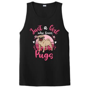 Kids Pug Just A Girl Who Loves Pugs PosiCharge Competitor Tank