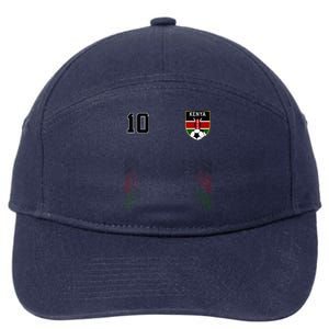 Kenya Pride Kenyan Flag Lovers 7-Panel Snapback Hat