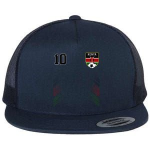 Kenya Pride Kenyan Flag Lovers Flat Bill Trucker Hat