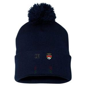 Kenya Pride Kenyan Flag Lovers Pom Pom 12in Knit Beanie