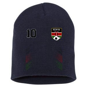 Kenya Pride Kenyan Flag Lovers Short Acrylic Beanie