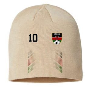 Kenya Pride Kenyan Flag Lovers Sustainable Beanie