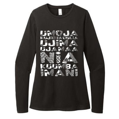 Kwanzaa Principles Womens CVC Long Sleeve Shirt