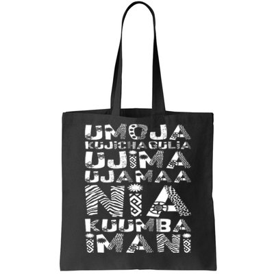 Kwanzaa Principles Tote Bag