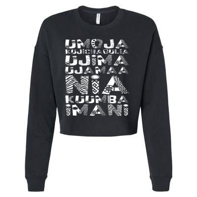 Kwanzaa Principles Cropped Pullover Crew