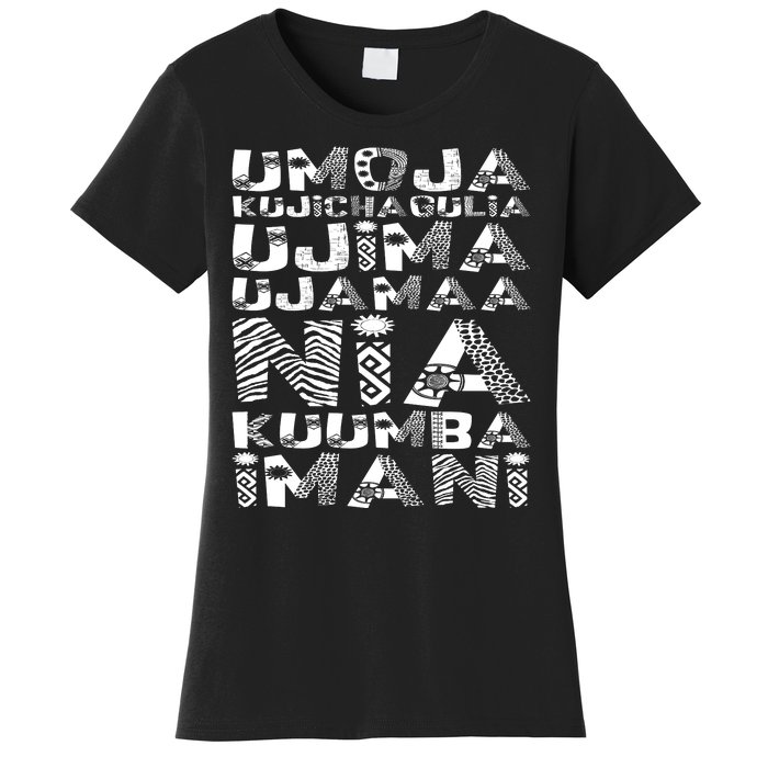 Kwanzaa Principles Women's T-Shirt