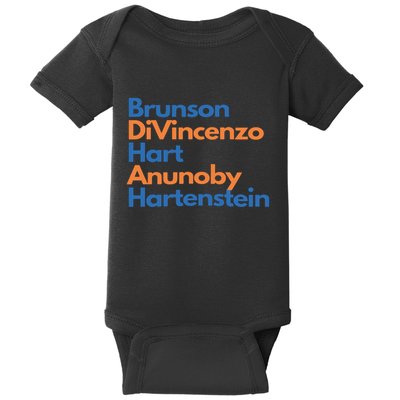 Knicks Playoff Knicks Fan Gift Ny Knicks Baby Bodysuit