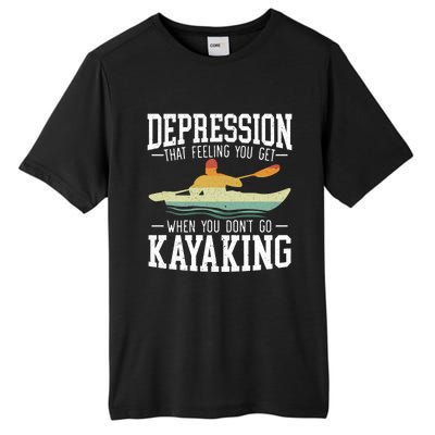 Kayaking Paddler Kayaker Boating Rafting Canoeing Kayak Gift Tall Fusion ChromaSoft Performance T-Shirt