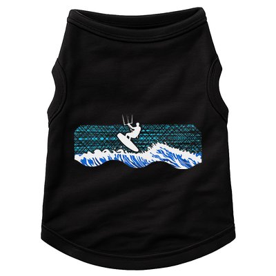 Kitesurf Piloting Kiteboard Practicing Kitesurfing Vintage Doggie Tank