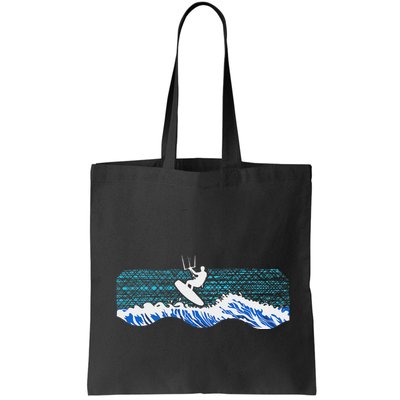 Kitesurf Piloting Kiteboard Practicing Kitesurfing Vintage Bag