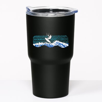 Kitesurf Piloting Kiteboard Practicing Kitesurfing Vintage Tumbler