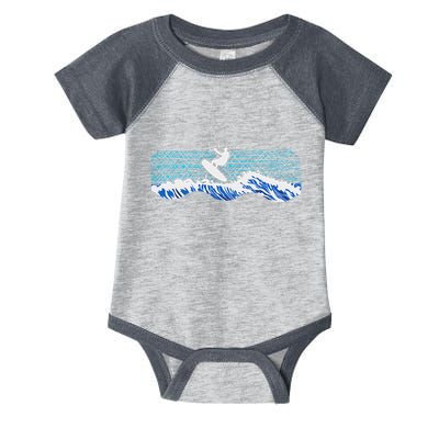 Kitesurf Piloting Kiteboard Practicing Kitesurfing Vintage Infant Baby Jersey Bodysuit