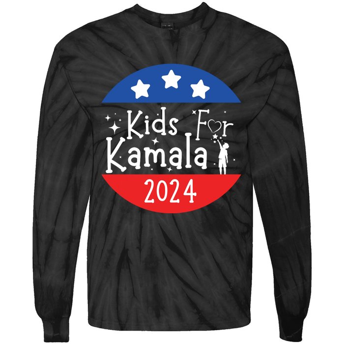 Kamala President Love Kamala Harris Tie-Dye Long Sleeve Shirt