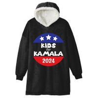 Kamala President Love Kamala Harris Hooded Wearable Blanket