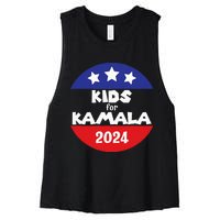 Kamala President Love Kamala Harris Women's Racerback Cropped Tank