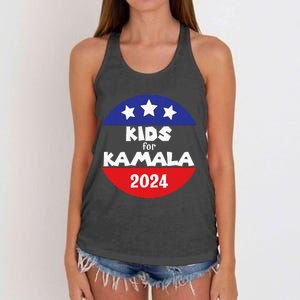 Kamala President Love Kamala Harris Women's Knotted Racerback Tank