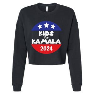 Kamala President Love Kamala Harris Cropped Pullover Crew