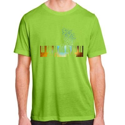 Keyboard Piano Meaningful Gift For Pianists Musicians Gift Adult ChromaSoft Performance T-Shirt