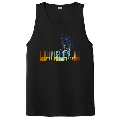 Keyboard Piano Meaningful Gift For Pianists Musicians Gift PosiCharge Competitor Tank