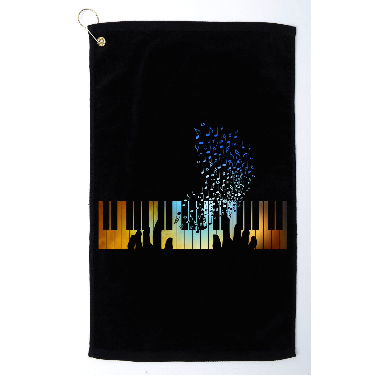 Keyboard Piano Meaningful Gift For Pianists Musicians Gift Golf Towel