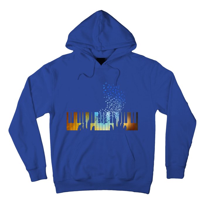 Keyboard Piano Meaningful Gift For Pianists Musicians Gift Hoodie