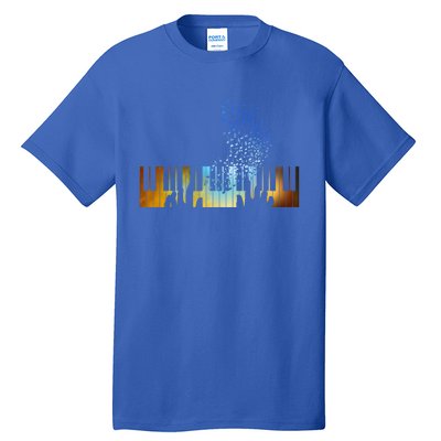 Keyboard Piano Meaningful Gift For Pianists Musicians Gift Tall T-Shirt