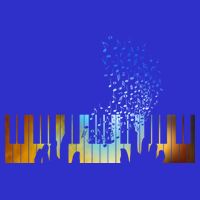 Keyboard Piano Meaningful Gift For Pianists Musicians Gift Womens T-Shirt