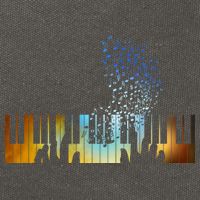 Keyboard Piano Meaningful Gift For Pianists Musicians Gift Cotton Canvas Backpack