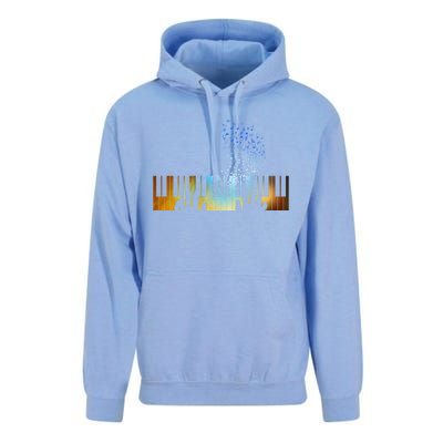 Keyboard Piano Meaningful Gift For Pianists Musicians Gift Unisex Surf Hoodie