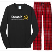 Kamala Pay More Live Worse Antisocialist Long Sleeve Pajama Set