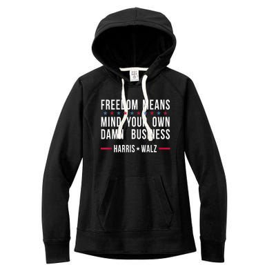 Kamala Pay More Live Worse Women's Fleece Hoodie