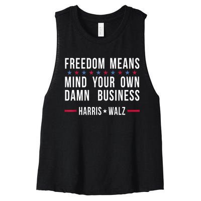 Kamala Pay More Live Worse Women's Racerback Cropped Tank