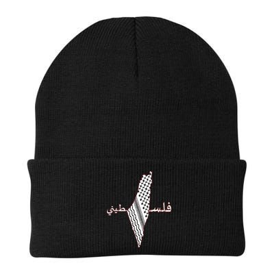 Keffiyeh Palestine Map Scarf Shemagh Palestinians Beanie