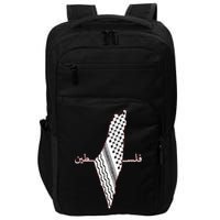 Keffiyeh Palestine Map Arabic Scarf Shemagh Palestinian Flag Impact Tech Backpack