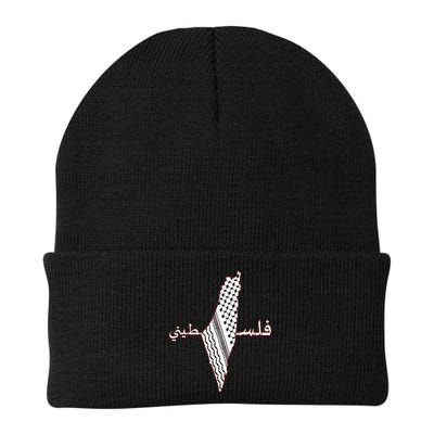Keffiyeh Palestine Map Scarf Shemagh Palestinians Beanie