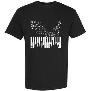 Keyboard Pianist Musician Piano Keys Gift Garment-Dyed Heavyweight T-Shirt