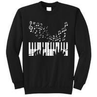 Keyboard Pianist Musician Piano Keys Gift Sweatshirt