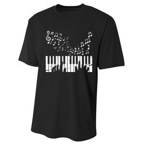 Keyboard Pianist Musician Piano Keys Gift Performance Sprint T-Shirt