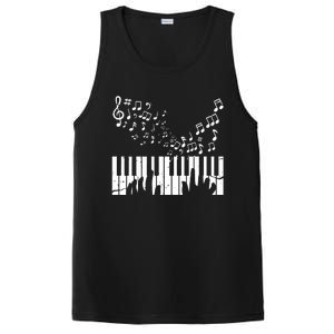 Keyboard Pianist Musician Piano Keys Gift PosiCharge Competitor Tank