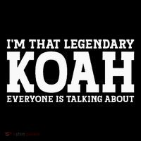 Koah Personal Name First Name T-Shirt