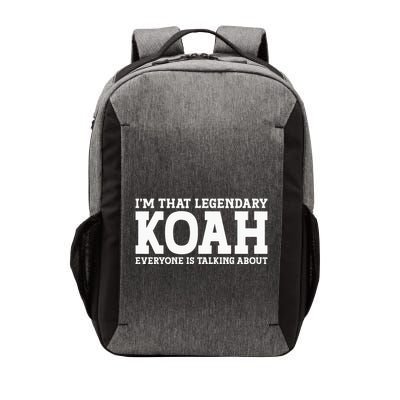 Koah Personal Name First Name Vector Backpack