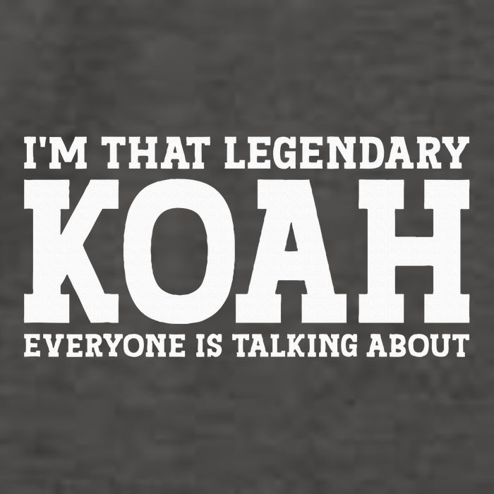 Koah Personal Name First Name Vector Backpack