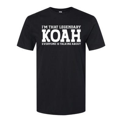 Koah Personal Name First Name Softstyle CVC T-Shirt