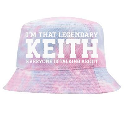 Keith Personal Name Funny Keith Tie-Dyed Bucket Hat